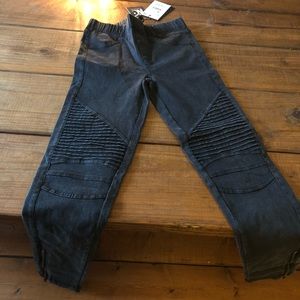 NWT Black Moto leggings size small